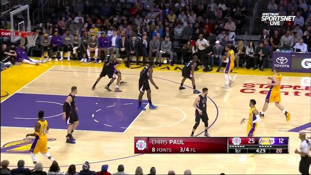 March 21, 2017 - Clippers vs. Lakers - 1st Quarter Team Highlights