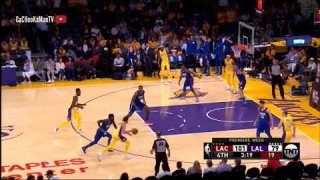 October 19, 2017 - Clippers vs. Lakers - 4th Quarter Team Highlights