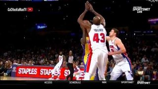 October 31, 2017 - Pistons vs. Lakers - 4th Quarter Team Highlights