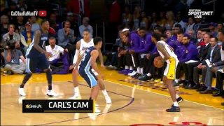 November 5, 2017 - Grizzlies vs. Lakers - Brandon Ingram Reverse Baseline Dunk