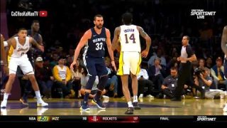 November 5, 2017 - Grizzlies vs. Lakers - 1st Quarter Team Highlights