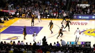 November 28, 2014 - Timberwolves vs. Lakers - Jeremy Lin Reverse Layup