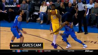 January 17, 2018 - Lakers vs. Thunder - 1st Half Team Highlights