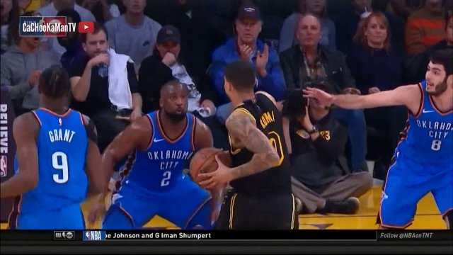 February 8, 2018 - Thunder vs. Lakers - 1st Half Team Highlights