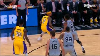 March 3, 2018 - Lakers vs. Spurs - 2nd Quarter Team Highlights