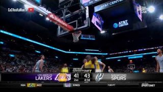 March 3, 2018 - Lakers vs. Spurs - 1st Half Team Highlights