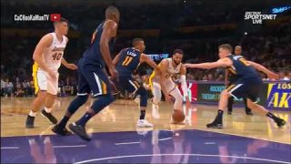April 8, 2018 - Jazz vs. Lakers - 1st Half Team Highlights