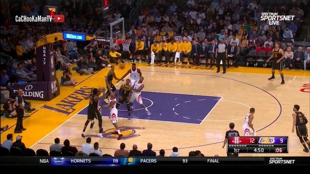 April 10, 2018 - Rockets vs. Lakers - 1st Quarter Team Highlights