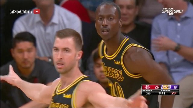 April 10, 2018 - Rockets vs. Lakers - 1st Half Team Highlights
