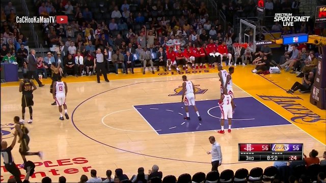 April 10, 2018 - Rockets vs. Lakers - 3rd Quarter Team Highlights