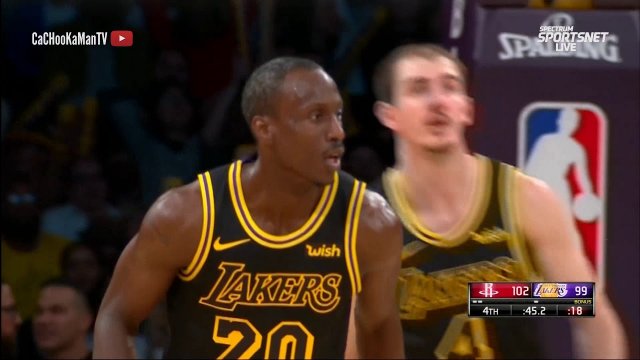 April 10, 2018 - Rockets vs. Lakers - 4th Quarter Team Highlights