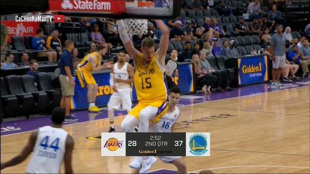 July 5, 2018 - Lakers vs. Warriors - 2nd Quarter Team Highlights