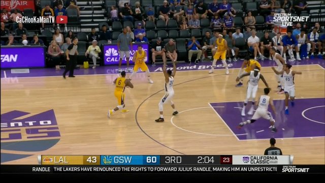 July 5, 2018 - Lakers vs. Warriors - 3rd Quarter Team Highlights
