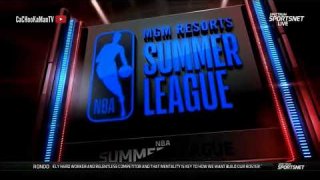 July 10, 2018 - Lakers vs. Knicks - Josh Hart Dunks On Troy Williams