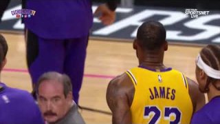 LeBron James Buzzer Beating 3 Pointer - Warriors vs. Lakers - October 10, 2018