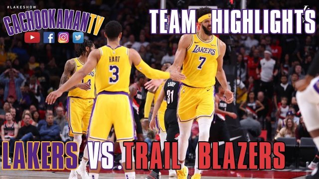 Team Highlights - Lakers vs. Trail Blazers - November 3, 2018
