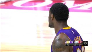 January 7, 2015 - Lakers vs. Clippers - Tarik Black And 1 Dunk
