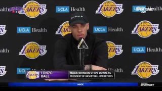 Lonzo Ball Exit Interview - April 10, 2019