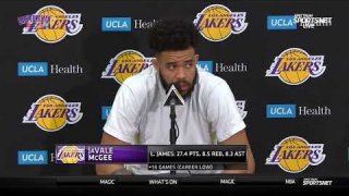 JaVale McGee Exit Interview - April 10, 2019