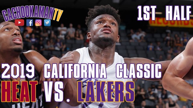 1st Half Team Highlights - Heat vs. Lakers - 2019 California Classic - July 1, 2019