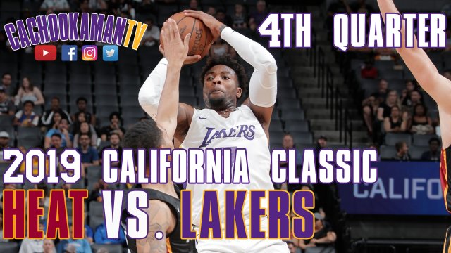 4th Quarter Team Highlights - Heat vs. Lakers - 2019 California Classic - July 1, 2019