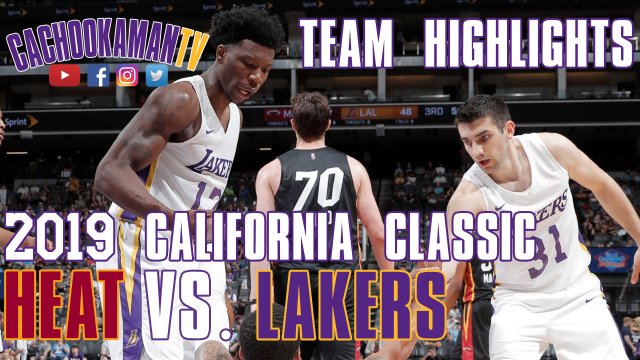 Team Highlights - Heat vs. Lakers - 2019 California Classic - July 1, 2019