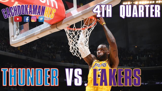 4th Quarter Team Highlights - Thunder vs. Lakers - November 19, 2019