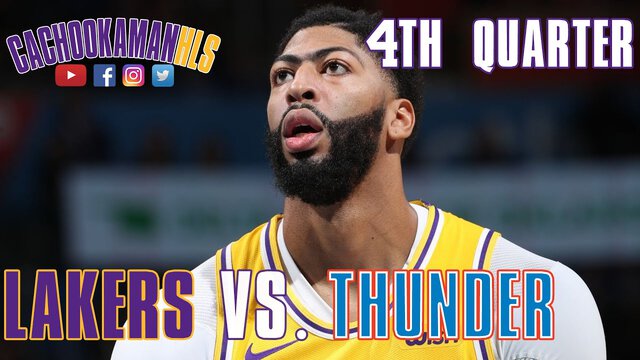 4th Quarter Team Highlights - Lakers vs. Thunder - November 22, 2019