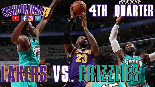 4th Quarter Team Highlights - Lakers vs. Grizzlies - November 23, 2019