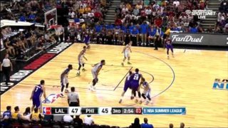July 11, 2015 - Lakers vs. 76ers - Team Highlights
