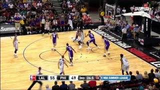 July 11, 2015 - Lakers vs. 76ers - Larry Nance Jr. Putback Dunk