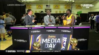 September 28, 2015 - Lakers Media Day - Roy Hibbert Interview