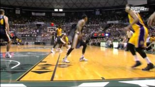 October 6, 2015 - Jazz vs. Lakers - Kobe Bryant To Roy Hibbert For Dunk