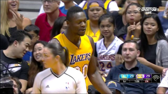October 17, 2015 - Warriors vs. Lakers - Julius Randle Says Draymond Green Can't Guard Him