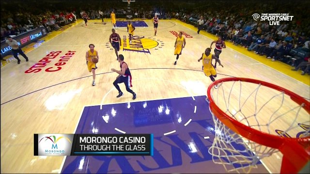 October 19, 2015 - Trail Blazers vs. Lakers - Marcelo Huertas Alleyoop To Tarik Black