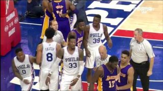 December 1, 2015 - 76ers vs. Lakers - Team Highlights