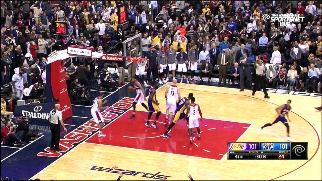 December 2, 2015 - Wizards vs. Lakers - Vintage Kobe Bryant Closes Out The 4th Quarter
