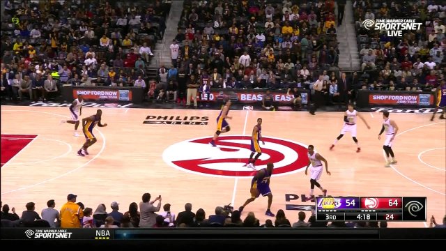 December 4, 2015 - Lakers vs. Hawks - Kobe Bryant Back To Back Three Pointers