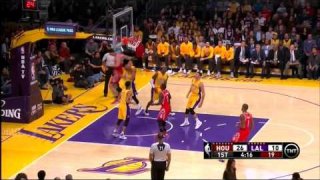 December 17, 2015 - Rockets vs. Lakers - D'Angelo Russell And Jordan Clarkson Fastbreak