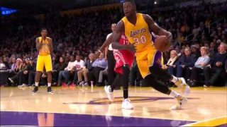 December 17, 2015 - Rockets vs. Lakers - Julius Randle Up And Under Layup