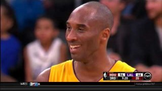 December 17, 2015 - Rockets vs. Lakers - Kobe Bryant Posterizes Clint Capela