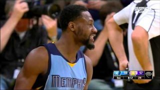 March 22, 2016 - Grizzlies vs. Lakers - Kobe Bryant And 1 Jumper Against Tony Allen