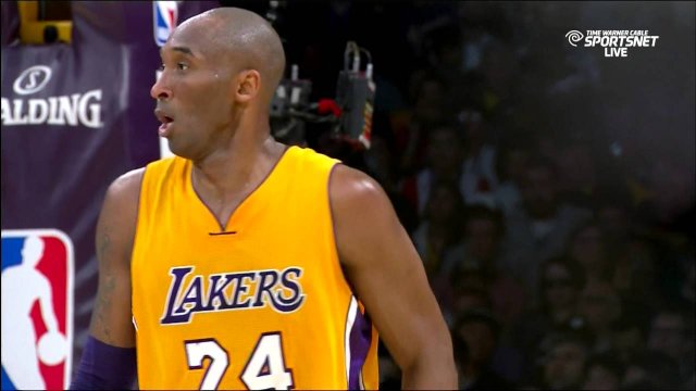 April 13, 2016 - Jazz vs. Lakers - Kobe Bryant To D'Angelo Russell To Julius Randle For Dunk