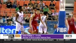 June 23, 2016 - 2016 NBA Draft - Lakers Select Ivica Zubac With 32nd Overall Pick