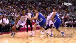 July 9, 2016 - 76ers vs. Lakers - D'Angelo Russell Driving Dunk