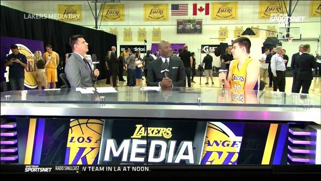 September 26, 2016 - Lakers Media Day - Ivica Zubac Interview