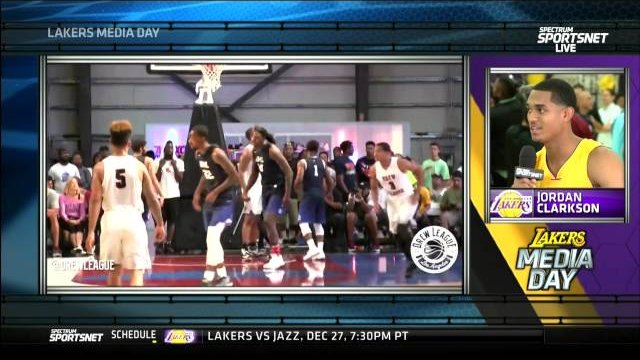 September 26, 2016 - Lakers Media Day - Jordan Clarkson Interview