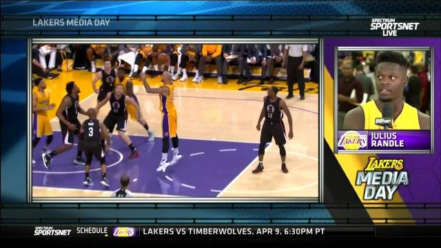 September 26, 2016 - Lakers Media Day - Julius Randle Interview
