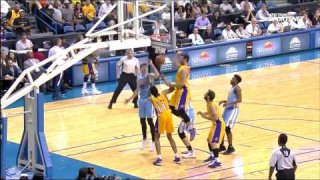 October 9, 2016 - Nuggets vs. Lakers - Brandon Ingram Muscles In The Layup