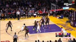 November 27, 2016 - Hawks vs. Lakers - 1st Half Team Highlights